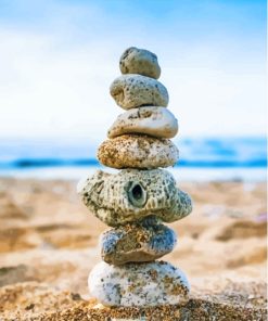 Stacked Rocks Diamond Painting