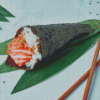 Temaki Sushi Hand Roll Diamond Painting