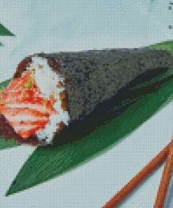 Temaki Sushi Hand Roll Diamond Painting