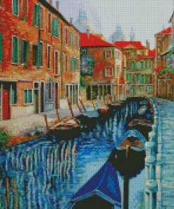 Venice Landscape Houses Diamond Painting