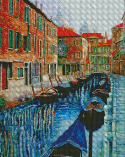 Venice Landscape Houses Diamond Painting