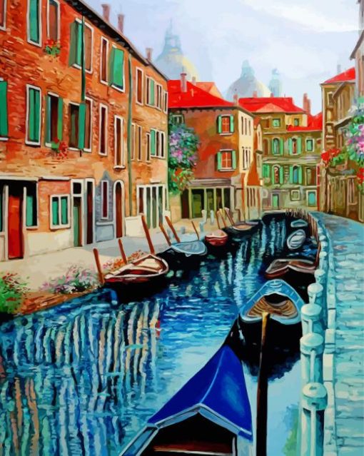 Venice Landscape Houses Diamond Painting