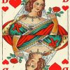 Vintage Queen Of Hearts Diamond Painting