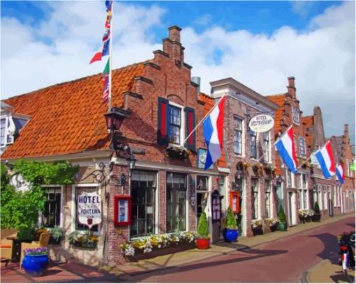 Volendam Town Diamond Painting