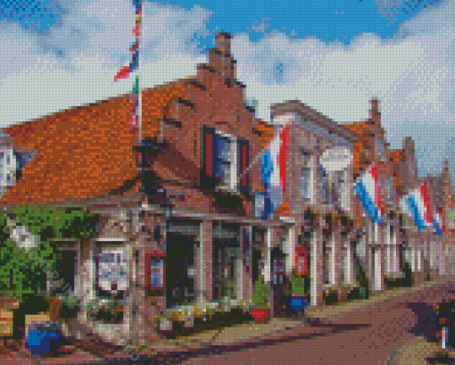 Volendam Town Diamond Painting