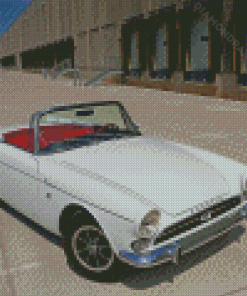 White Sunbeam Car Diamond Painting