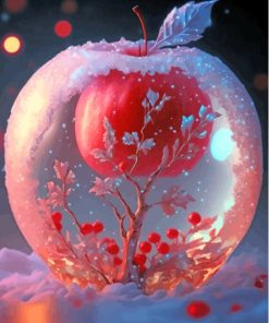 Winter Apple Diamond Painting