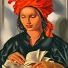 Woman Reading By Tamara Lempicka Diamond Painting