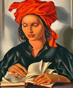 Woman Reading By Tamara Lempicka Diamond Painting