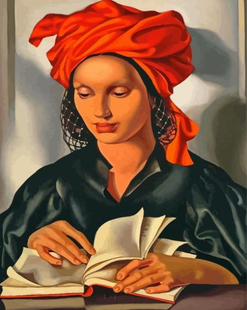 Woman Reading By Tamara Lempicka Diamond Painting