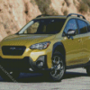 Yellow Crosstrek Subaru Car Diamond Painting