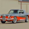 1972 Cougar Vintage Car Diamond Painting