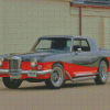 1972 Cougar Vintage Car Diamond Painting