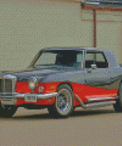 1972 Cougar Vintage Car Diamond Painting