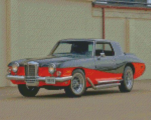 1972 Cougar Vintage Car Diamond Painting