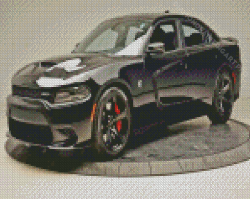 2001 Dodge Charger Black Diamond Painting