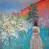 A Garden In Blossom Borisov Musatov Diamond Painting