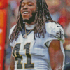 Alvin Kamara Player Diamond Painting