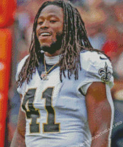 Alvin Kamara Player Diamond Painting