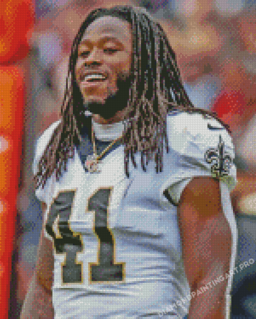 Alvin Kamara Player Diamond Painting