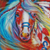 American Indian War Pony Horse Diamond Painting