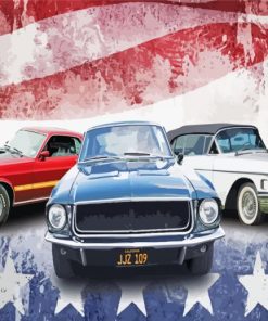 American Cars Diamond Painting