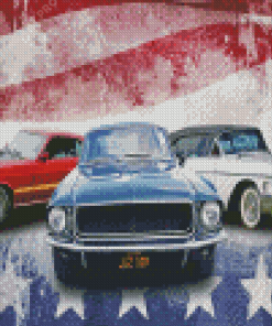 American Cars Diamond Painting