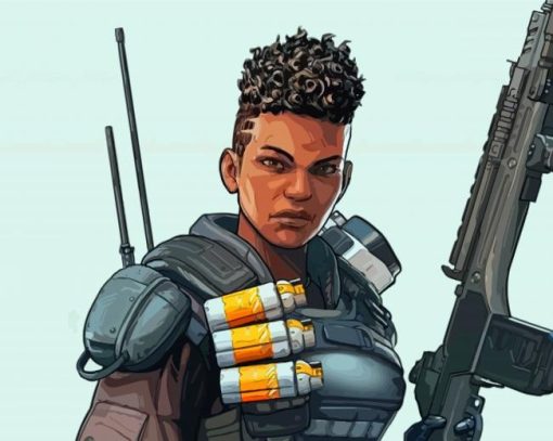 Apex Legends Bangalore Character Diamond Painting