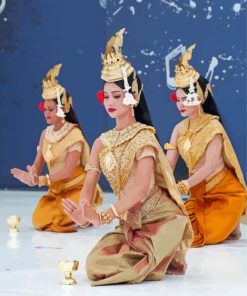 Asia Cambodia Dancers Diamond Painting