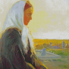 At The Grave Anna Ancher Diamond Painting