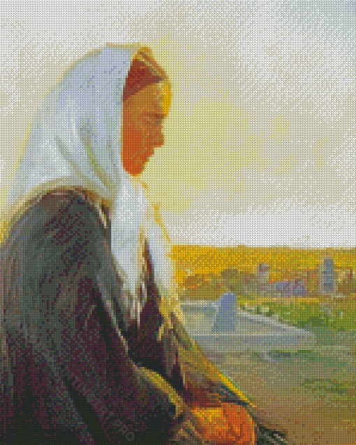 At The Grave Anna Ancher Diamond Painting