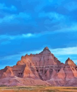 Badlands National Park Night Landscape Diamond Painting