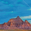 Badlands National Park Night Landscape Diamond Painting