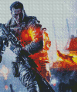 Battlefield Game Diamond Painting