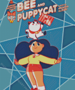 Bee And PuppyCat Anime Poster Diamond Painting