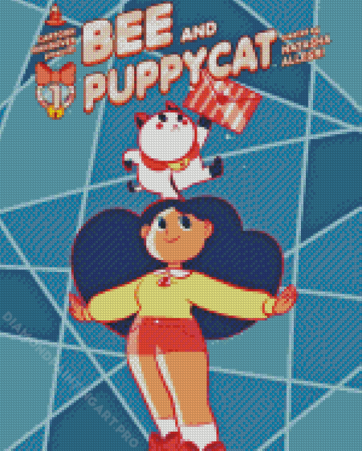 Bee And PuppyCat Anime Poster Diamond Painting