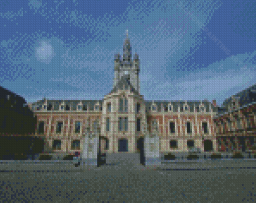 Beffroi De Douai France Diamond Painting