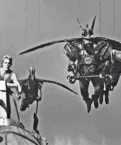 Black And White Flash Gordon Characters Diamond Painting