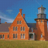 Block Island Lighthouse New Shoreham Diamond Painting