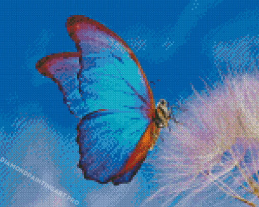 Blue Butterfly Diamond Painting