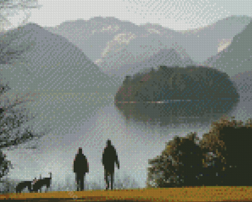 Borrowdale Lake View Diamond Painting