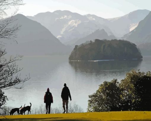 Borrowdale Lake View Diamond Painting