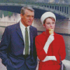 Cary Grant And Audrey Hepburn Diamond Painting