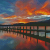 Coniston Water Sunset Diamond Painting