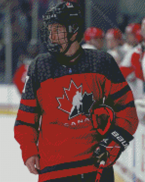 Connor Bedard Canadian Player Diamond Painting