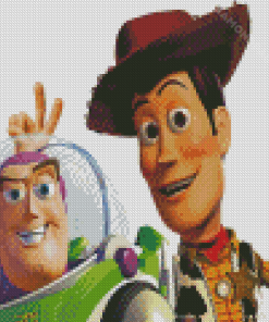 Cool Buzz Lightyear And Woody Diamond Painting