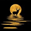 Deer In Moonlight Diamond Painting