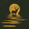 Deer In Moonlight Diamond Painting