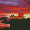 Eilean Donan Sunset Diamond Painting