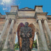 England Knife Angel Sculpture Diamond Painting